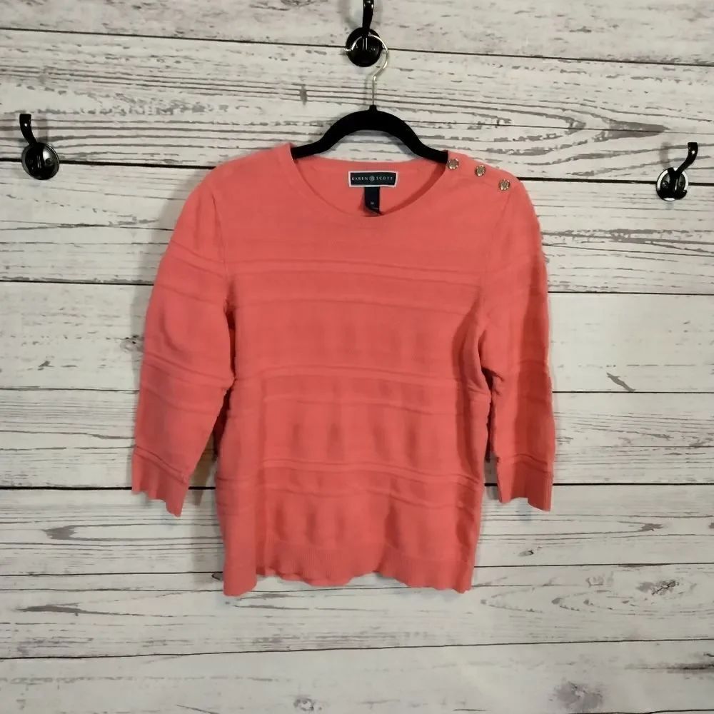 "Karen Scott" woman's shirt 